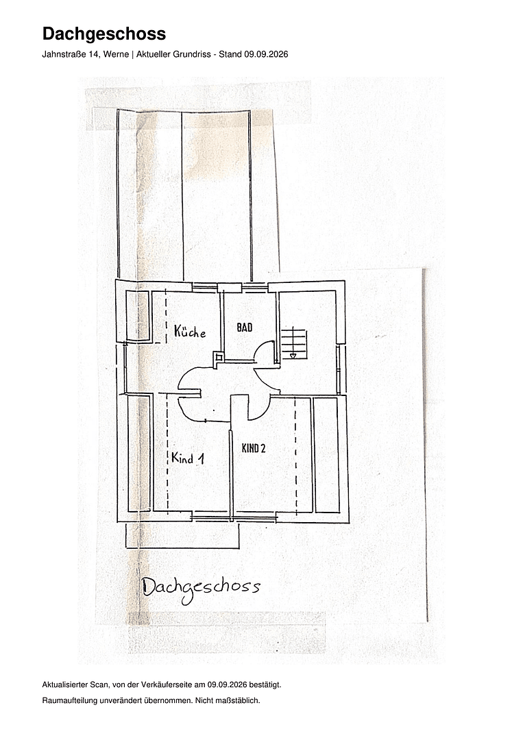 Prodej domu 195 m², pozemek 1.009 m², Jahnstraße 14, Werne, Severní Porýní-Vestfálsko Prodej domu 195 m², pozemek 1.009 m², Jahnstraße 14, Werne, Severní Porýní-Vestfálsko