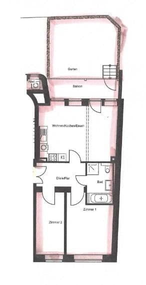 Pronájem bytu 3+1 75 m², Leipzig, Sasko Pronájem bytu 3+1 75 m², Leipzig, Sasko