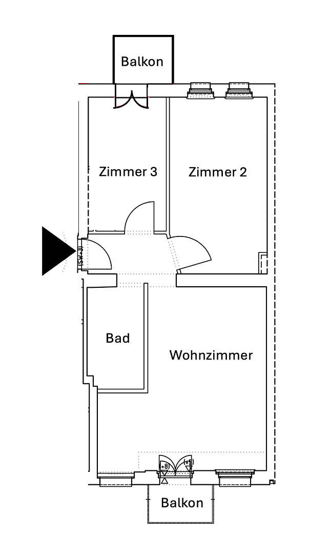 Pronájem bytu 3+1 62 m², Schöneberger Straße 9, Berlin, Berlín Pronájem bytu 3+1 62 m², Schöneberger Straße 9, Berlin, Berlín
