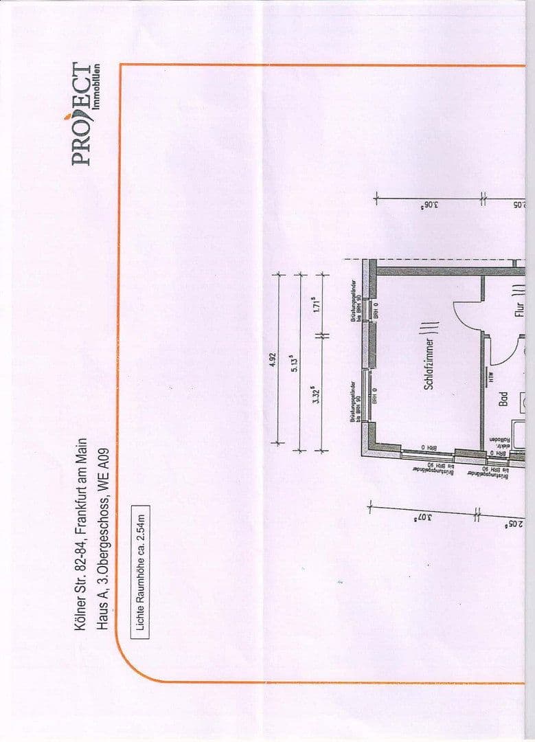 Pronájem bytu 2+1 51 m², Günderrodestr 25, Frankfurt am Main, Hessen Pronájem bytu 2+1 51 m², Günderrodestr 25, Frankfurt am Main, Hessen