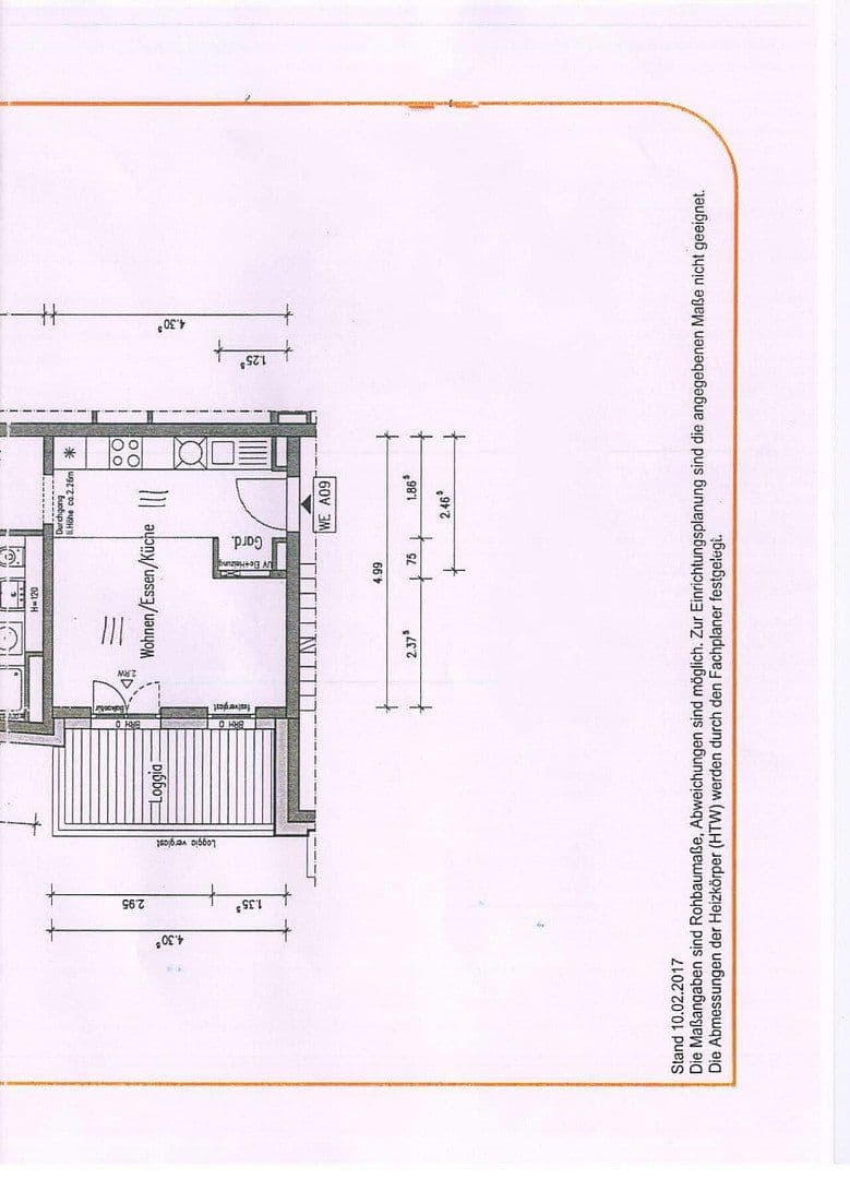 Pronájem bytu 2+1 51 m², Günderrodestr 25, Frankfurt am Main, Hessen Pronájem bytu 2+1 51 m², Günderrodestr 25, Frankfurt am Main, Hessen