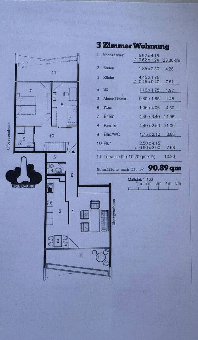 Pronájem bytu 3+1 91 m², Sertoriusring 13-15, Mainz, Porýní-Falc Pronájem bytu 3+1 91 m², Sertoriusring 13-15, Mainz, Porýní-Falc