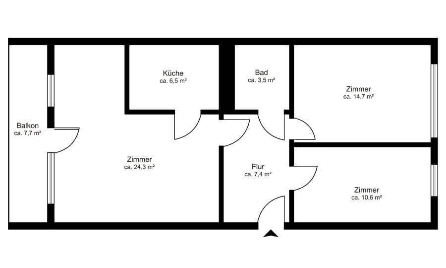 Pronájem bytu 3+1 69 m², Marschwitzastrasse 8, Berlin, Berlín Pronájem bytu 3+1 69 m², Marschwitzastrasse 8, Berlin, Berlín