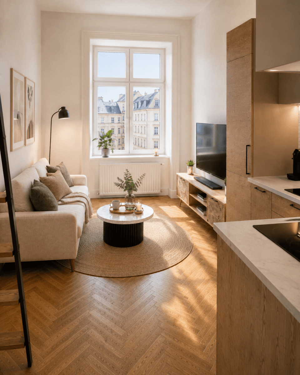 Prodej bytu 1+kk 19 m², Sokolská, Praha, Praha Prodej bytu 1+kk 19 m², Sokolská, Praha, Praha