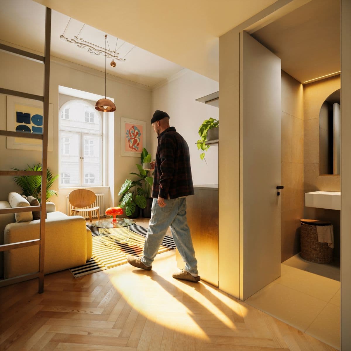 Prodej bytu 1+kk 19 m², Sokolská, Praha, Praha Prodej bytu 1+kk 19 m², Sokolská, Praha, Praha