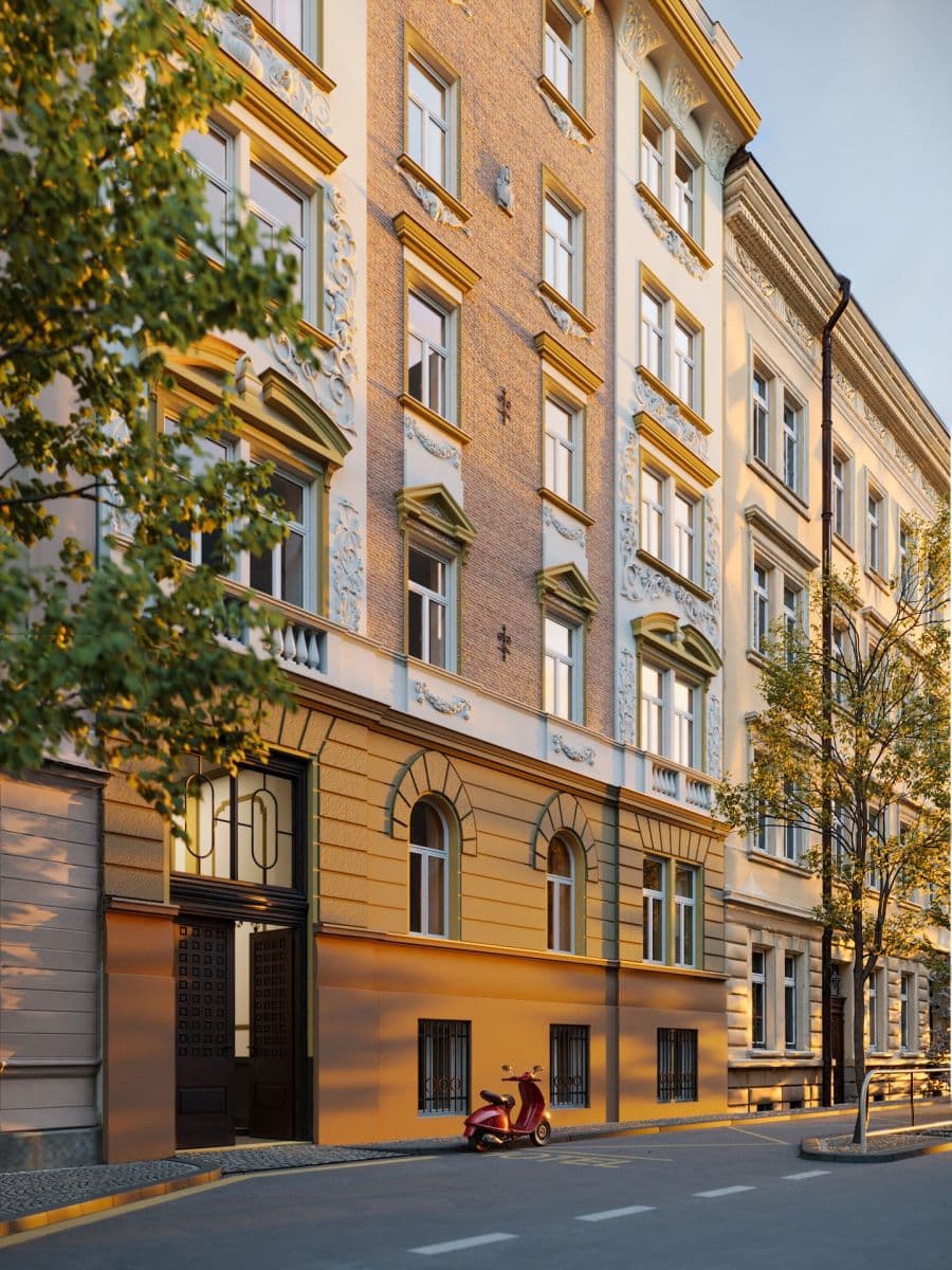 Prodej bytu 1+kk 17 m², Sokolská, Praha, Praha Prodej bytu 1+kk 17 m², Sokolská, Praha, Praha