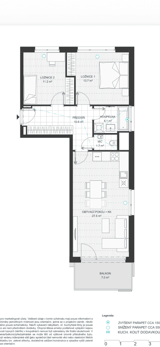 Pronájem bytu 3+kk 72 m², Kárníkova, Praha, Praha Pronájem bytu 3+kk 72 m², Kárníkova, Praha, Praha