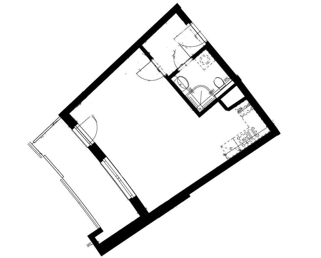 Pronájem bytu 1+kk 45 m², Nademlejnská, Praha, Praha Pronájem bytu 1+kk 45 m², Nademlejnská, Praha, Praha