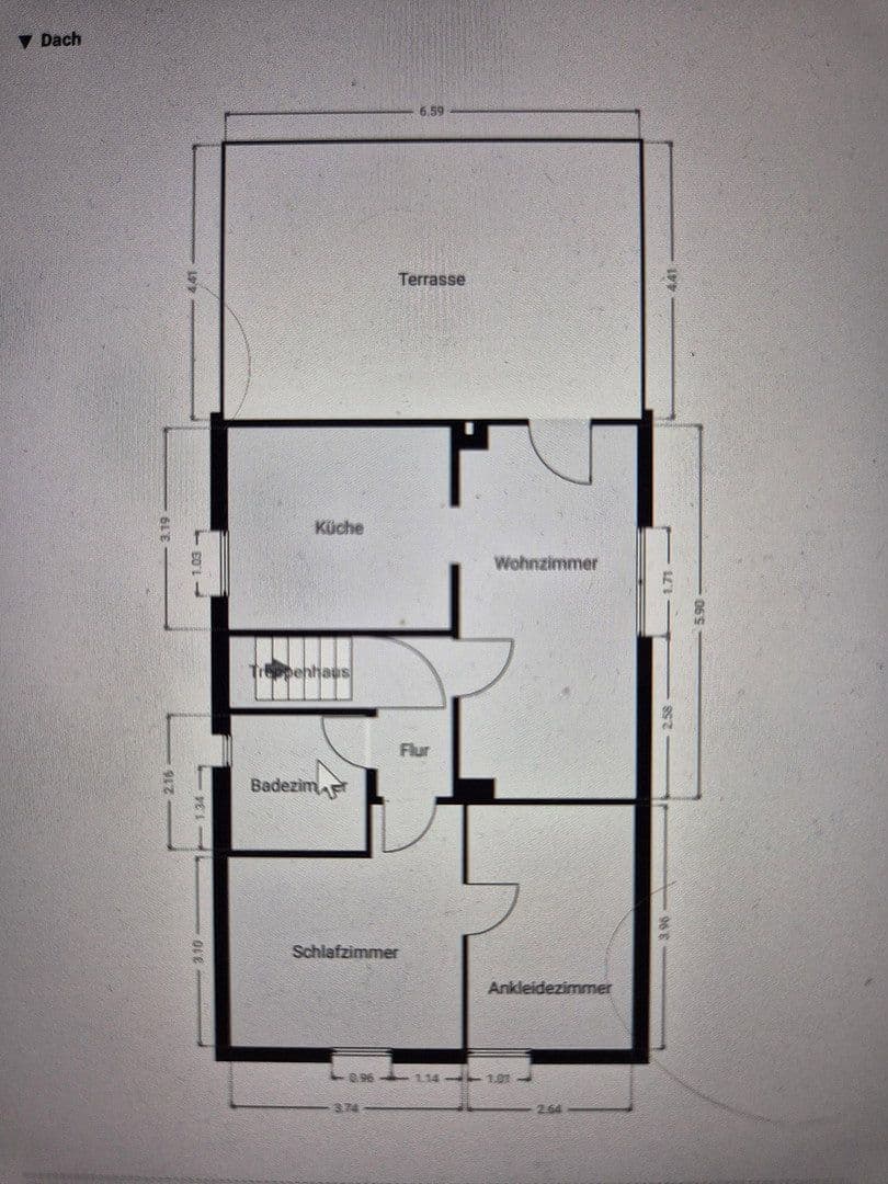 Pronájem bytu 3+1 68 m², Mühlstraße 1, Budenheim, Porýní-Falc Pronájem bytu 3+1 68 m², Mühlstraße 1, Budenheim, Porýní-Falc