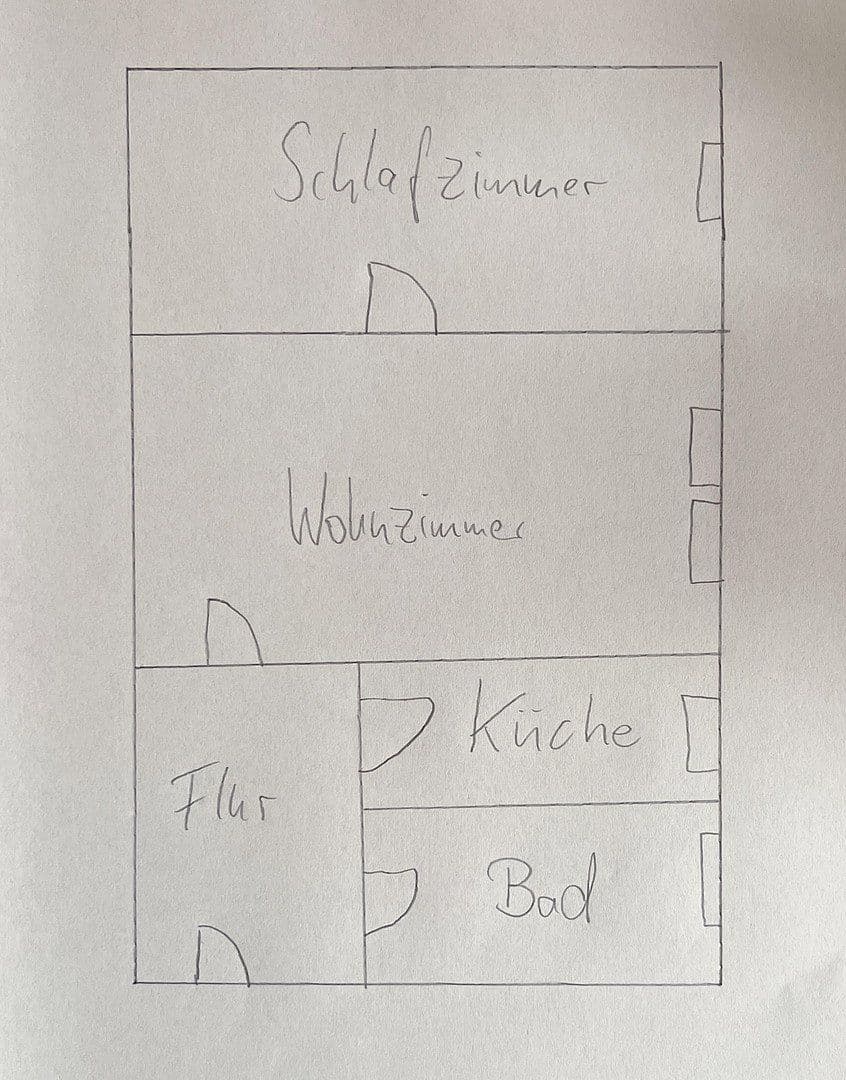 Pronájem bytu 2+1 38 m², Schlachthofstr. 38, Glauchau, Sasko Pronájem bytu 2+1 38 m², Schlachthofstr. 38, Glauchau, Sasko