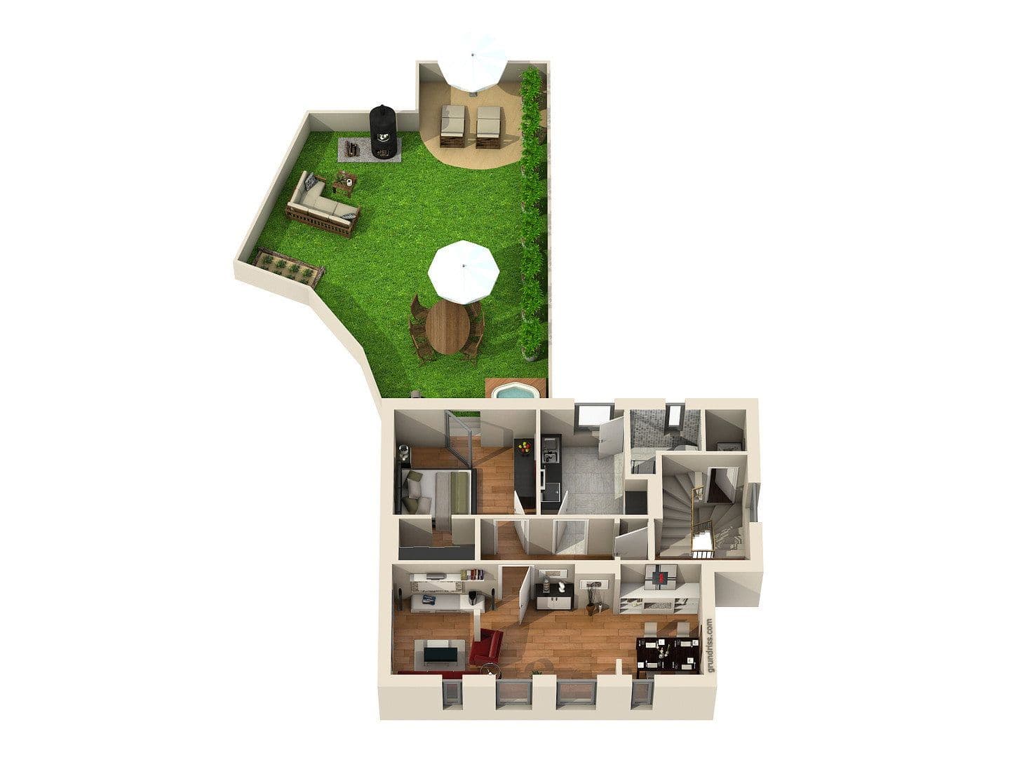 Pronájem bytu 2+1 63 m², Hochrad 33, Hamburg, Hamburg Pronájem bytu 2+1 63 m², Hochrad 33, Hamburg, Hamburg