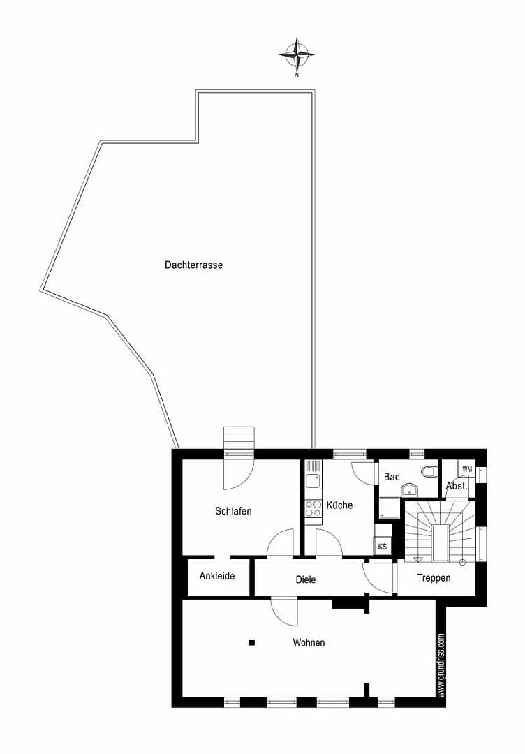 Pronájem bytu 2+1 63 m², Hochrad 33, Hamburg, Hamburg Pronájem bytu 2+1 63 m², Hochrad 33, Hamburg, Hamburg