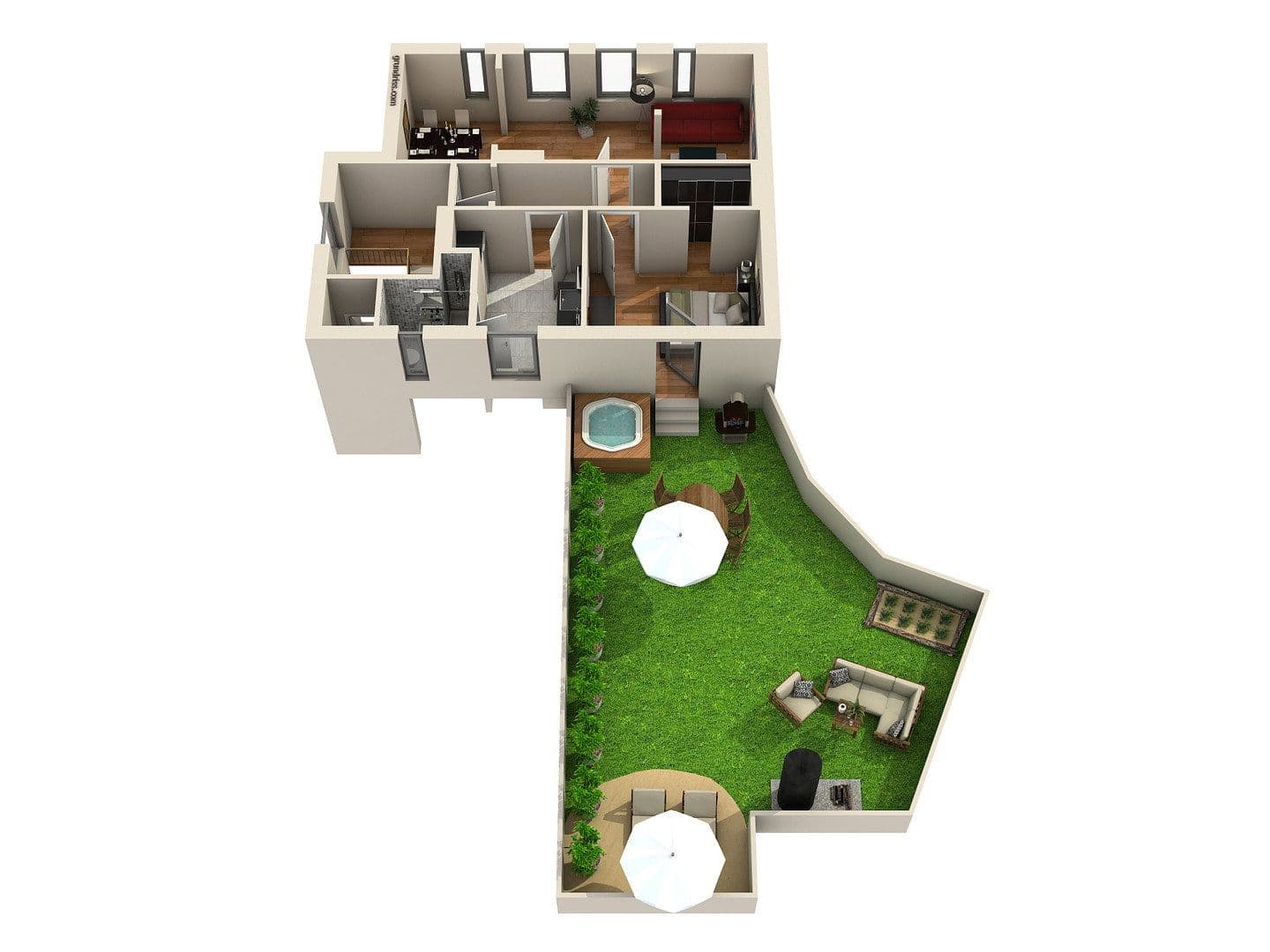 Pronájem bytu 2+1 63 m², Hochrad 33, Hamburg, Hamburg Pronájem bytu 2+1 63 m², Hochrad 33, Hamburg, Hamburg