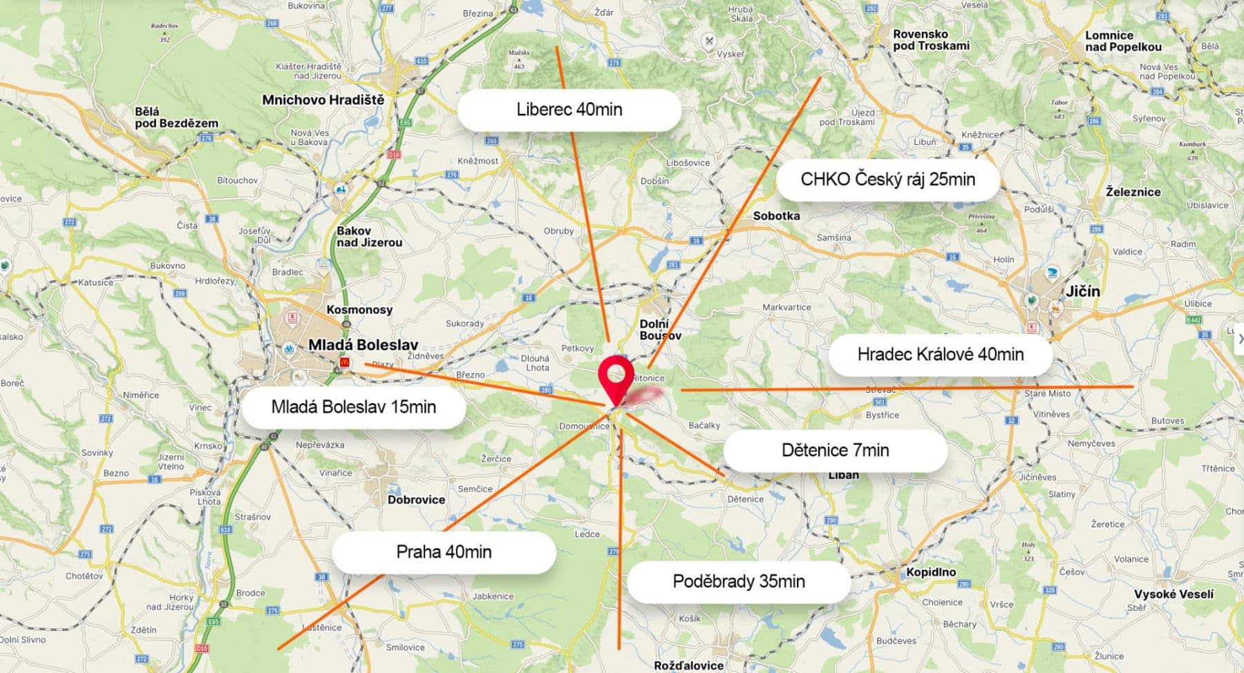 Prodej pozemku 2.612 m², Domousnice, Středočeský kraj Prodej pozemku 2.612 m², Domousnice, Středočeský kraj