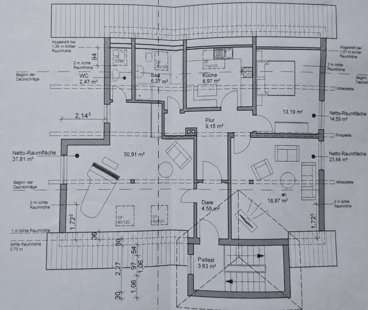Pronájem bytu 3+1 95 m², Vogelsbergstraße 8a, Neuberg, Hessen Pronájem bytu 3+1 95 m², Vogelsbergstraße 8a, Neuberg, Hessen