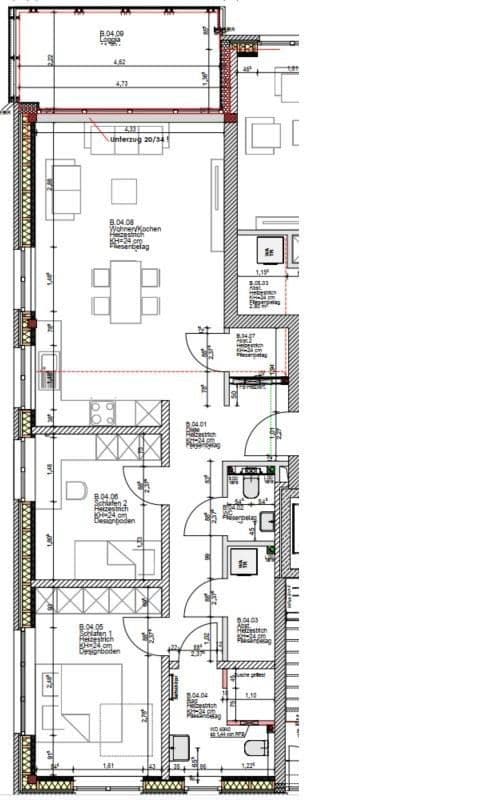 Pronájem bytu 3+1 81 m², Legden, Severní Porýní-Vestfálsko Pronájem bytu 3+1 81 m², Legden, Severní Porýní-Vestfálsko