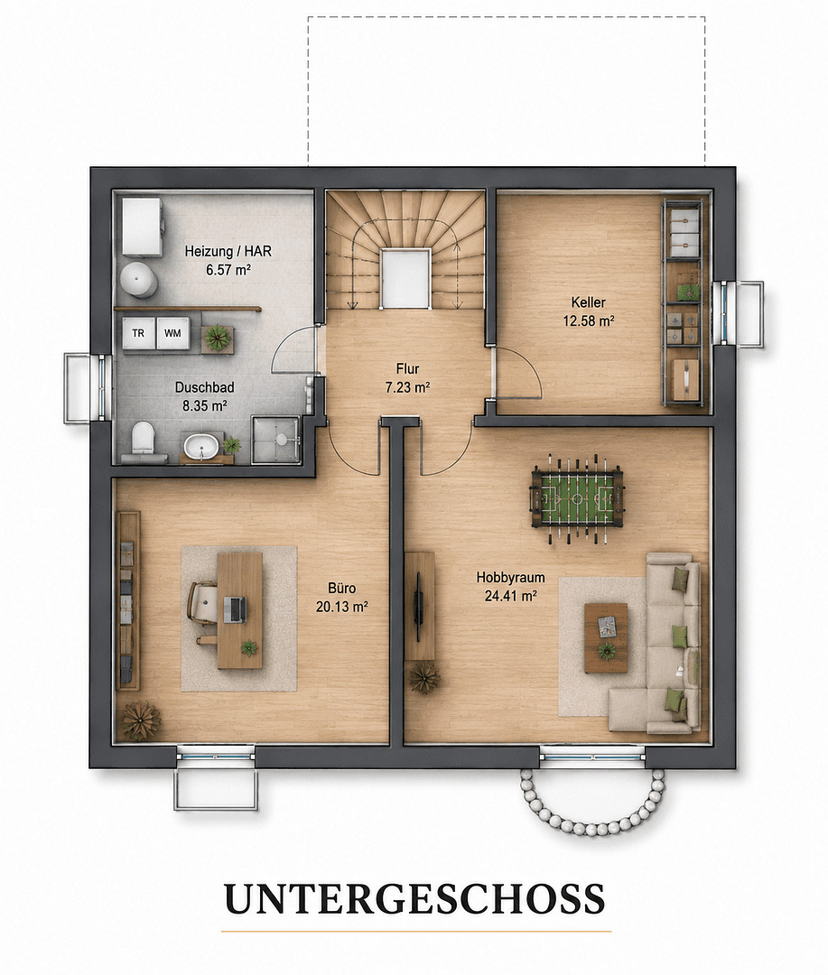 Prodej domu 168 m², pozemek 676 m², Glockenbecherring 28, Obertraubling, Bavorsko Prodej domu 168 m², pozemek 676 m², Glockenbecherring 28, Obertraubling, Bavorsko