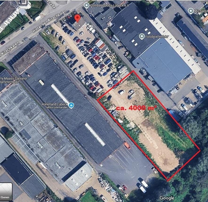 Pronájem pozemku 4.000 m², Hinter den Kirschkaten 45, Lübeck, Šlesvicko-Holštýnsko Pronájem pozemku 4.000 m², Hinter den Kirschkaten 45, Lübeck, Šlesvicko-Holštýnsko