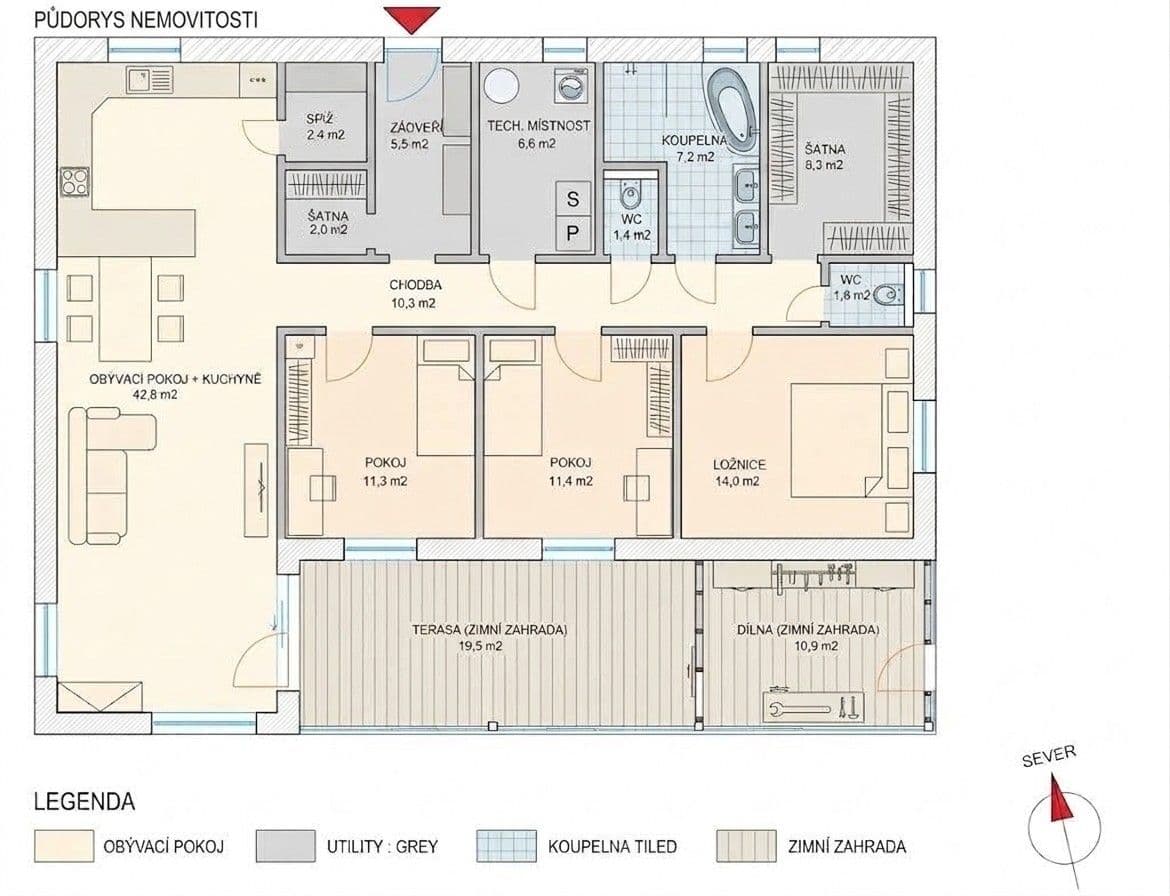 Prodej domu 132 m², pozemek 899 m², Nedabyle, Jihočeský kraj Prodej domu 132 m², pozemek 899 m², Nedabyle, Jihočeský kraj