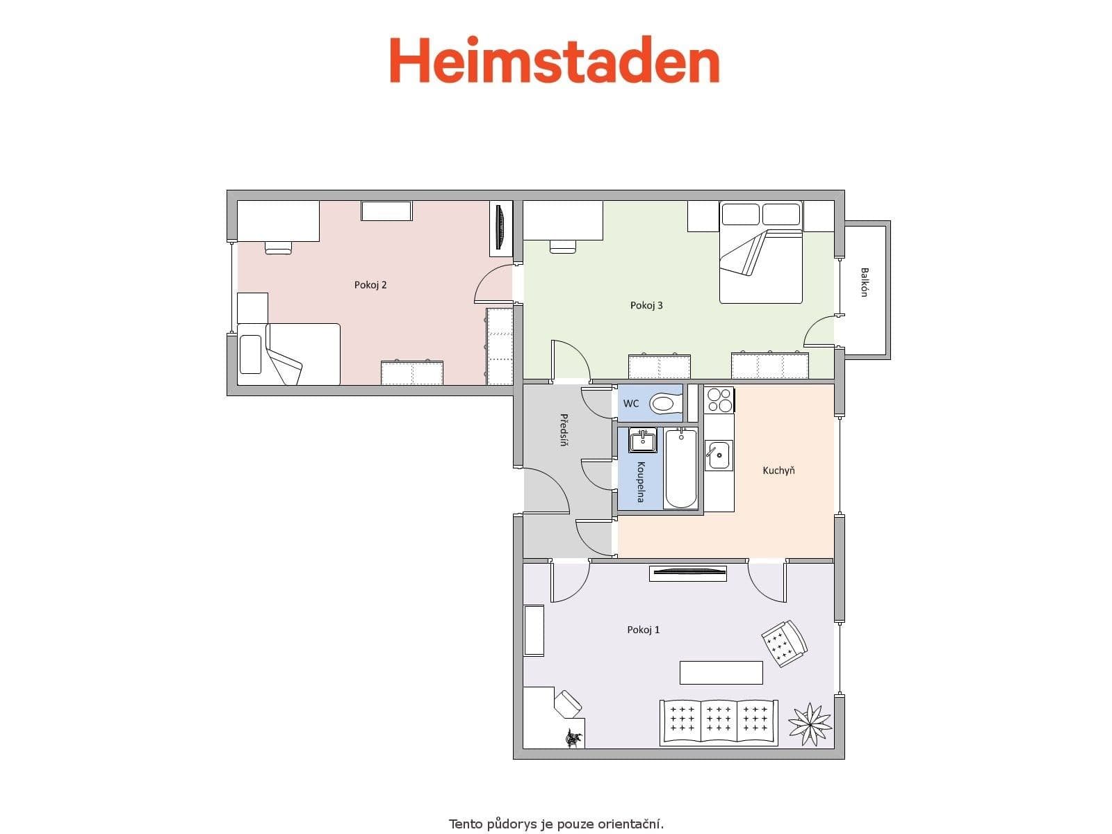 Pronájem bytu 3+1 68 m², Mánesova, Havířov, Moravskoslezský kraj Pronájem bytu 3+1 68 m², Mánesova, Havířov, Moravskoslezský kraj