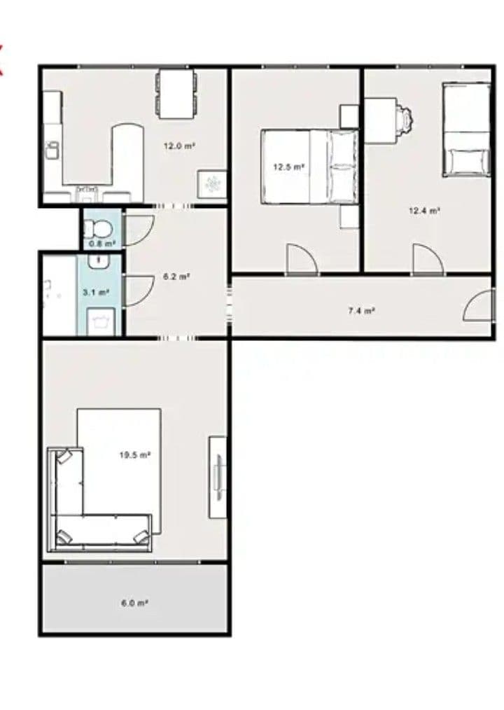 Prodej bytu 3+1 80 m², Velké Hamry, Liberecký kraj Prodej bytu 3+1 80 m², Velké Hamry, Liberecký kraj