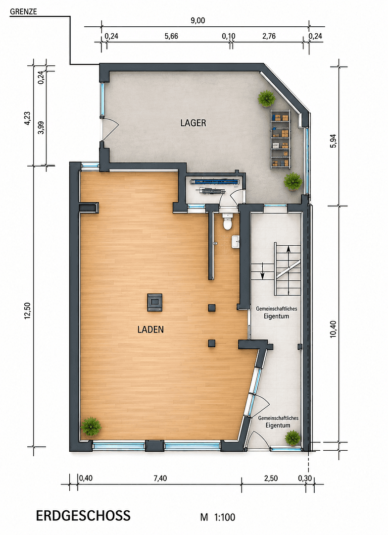 Prodej kanceláře 114 m², Belchenstr. 26, Lörrach, Bádensko-Württembersko Prodej kanceláře 114 m², Belchenstr. 26, Lörrach, Bádensko-Württembersko