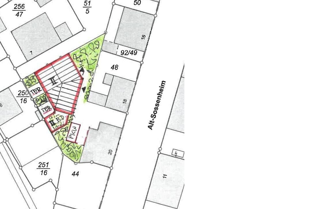 Prodej pozemku 293 m², Alt Sossenheim 20, Frankfurt am Main, Hessen Prodej pozemku 293 m², Alt Sossenheim 20, Frankfurt am Main, Hessen