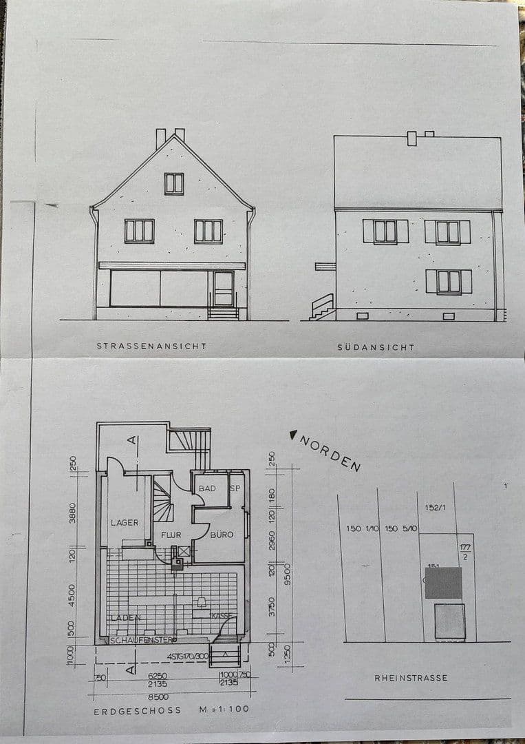 Prodej domu 95 m², pozemek 455 m², Rheinstraße 52, Ingelheim am Rhein, Porýní-Falc Prodej domu 95 m², pozemek 455 m², Rheinstraße 52, Ingelheim am Rhein, Porýní-Falc