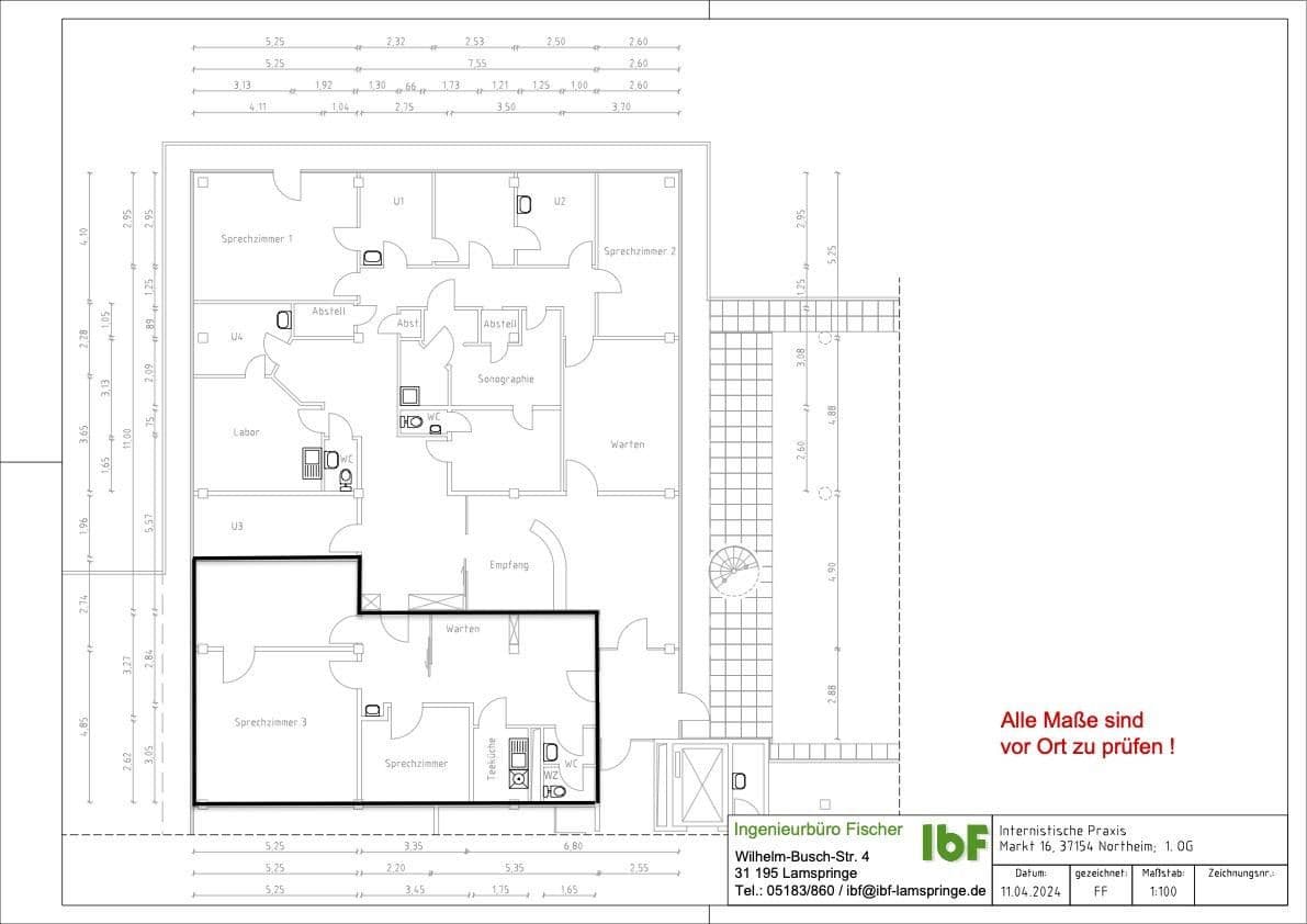 Pronájem kanceláře 298 m², Markt 16, Northeim, Dolní Sasko Pronájem kanceláře 298 m², Markt 16, Northeim, Dolní Sasko
