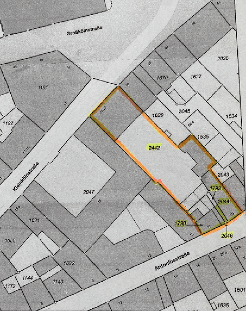 Prodej domu 1.444 m², pozemek 957 m², Kleinkölnstrasse 20/22, Antoniusstrasse 17 & 19, Cáchy, Severní Porýní-Vestfálsko Prodej domu 1.444 m², pozemek 957 m², Kleinkölnstrasse 20/22, Antoniusstrasse 17 & 19, Cáchy, Severní Porýní-Vestfálsko