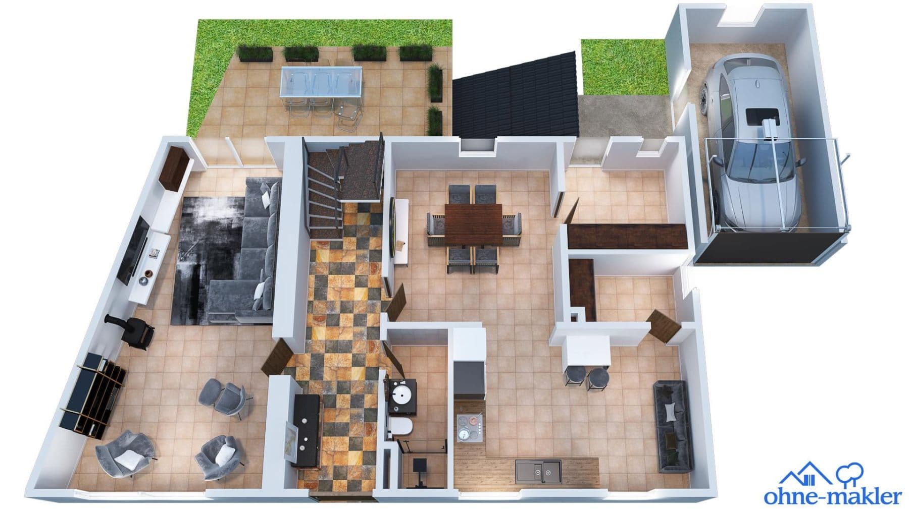 Prodej domu 162 m², pozemek 315 m², Ahrtalstraße 32, Wachtberg, Severní Porýní-Vestfálsko Prodej domu 162 m², pozemek 315 m², Ahrtalstraße 32, Wachtberg, Severní Porýní-Vestfálsko