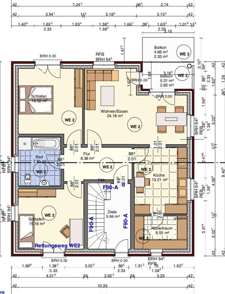 Pronájem bytu 3+1 95 m², Viersen, Severní Porýní-Vestfálsko Pronájem bytu 3+1 95 m², Viersen, Severní Porýní-Vestfálsko