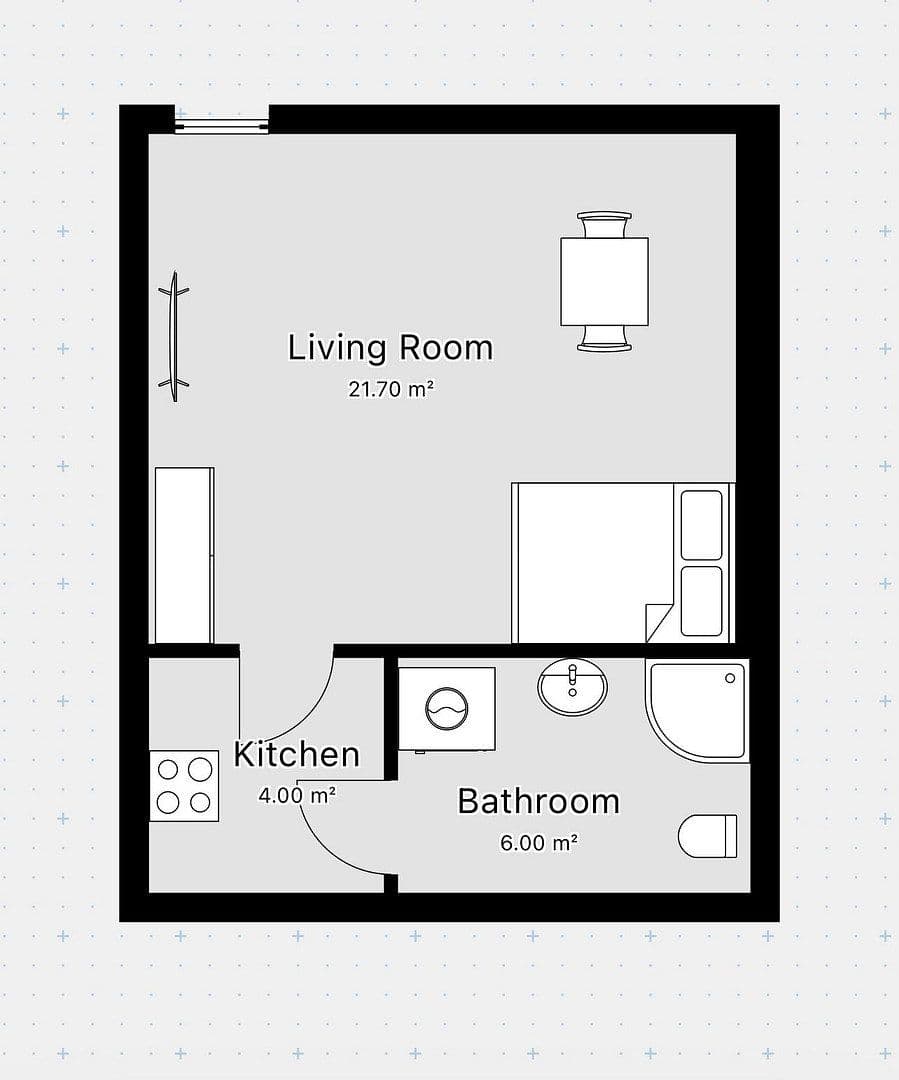 Pronájem bytu 1+kk 33 m², Sonnenstrasse 9, Fürth, Bavorsko Pronájem bytu 1+kk 33 m², Sonnenstrasse 9, Fürth, Bavorsko