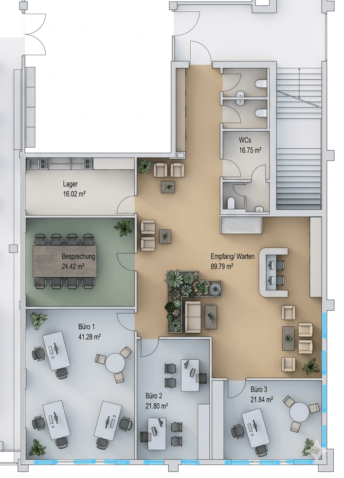Pronájem kanceláře 1.500 m², Hauptstr. 36c, Gaggenau, Bádensko-Württembersko Pronájem kanceláře 1.500 m², Hauptstr. 36c, Gaggenau, Bádensko-Württembersko