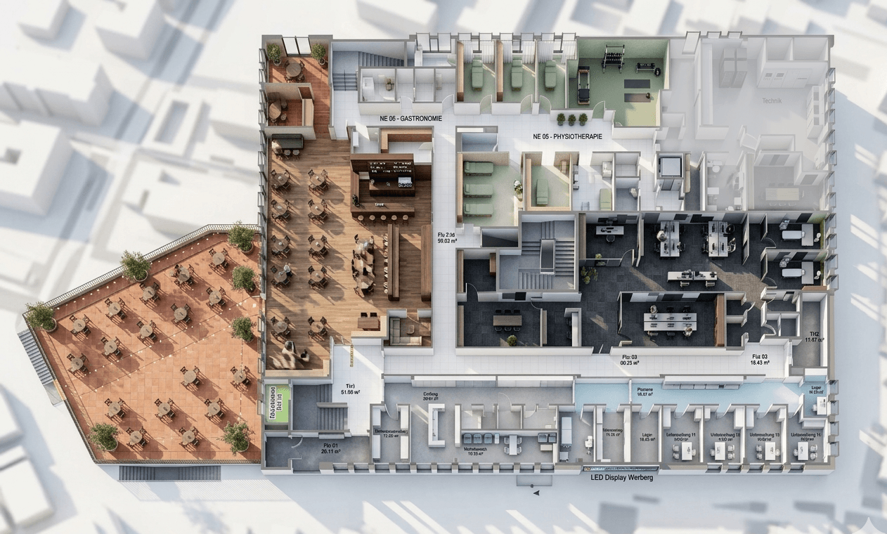 Pronájem kanceláře 1.500 m², Hauptstr. 36c, Gaggenau, Bádensko-Württembersko Pronájem kanceláře 1.500 m², Hauptstr. 36c, Gaggenau, Bádensko-Württembersko
