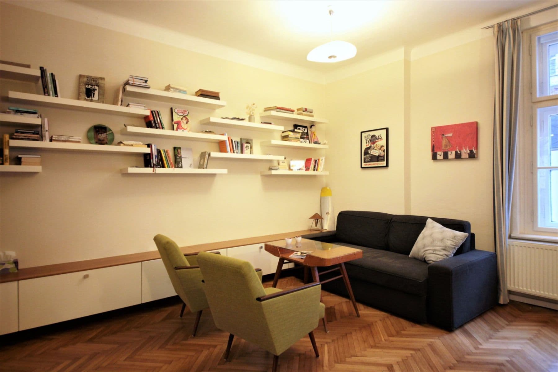 Pronájem bytu 2+kk 65 m², Křížkovského, Praha, Praha Pronájem bytu 2+kk 65 m², Křížkovského, Praha, Praha