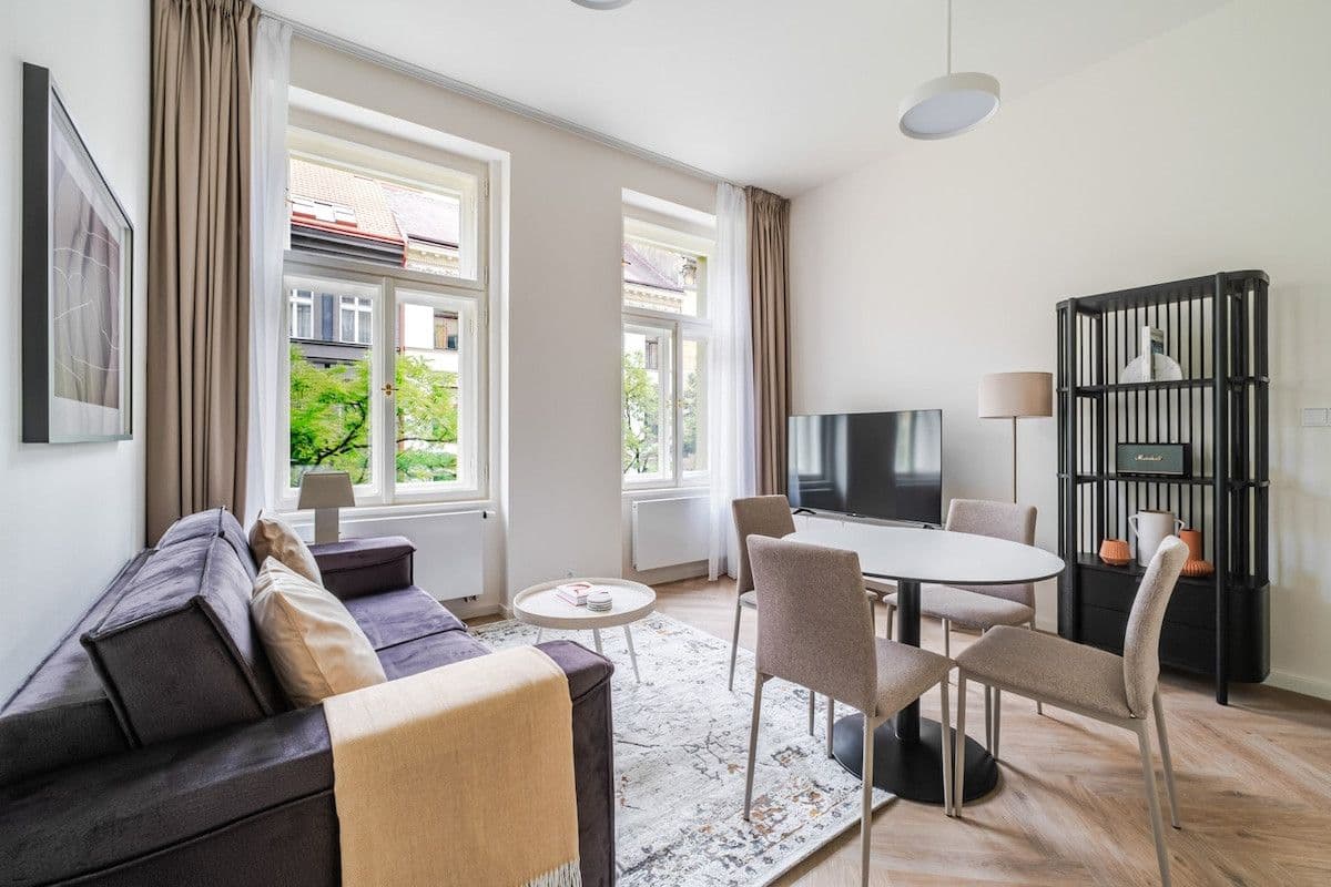 Pronájem bytu 42 m², Sázavská, Praha, Praha Pronájem bytu 42 m², Sázavská, Praha, Praha