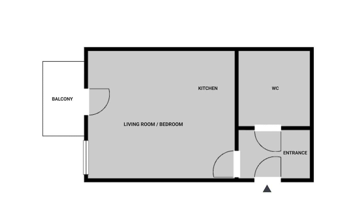 Pronájem bytu 29 m², Sázavská, Praha, Praha Pronájem bytu 29 m², Sázavská, Praha, Praha