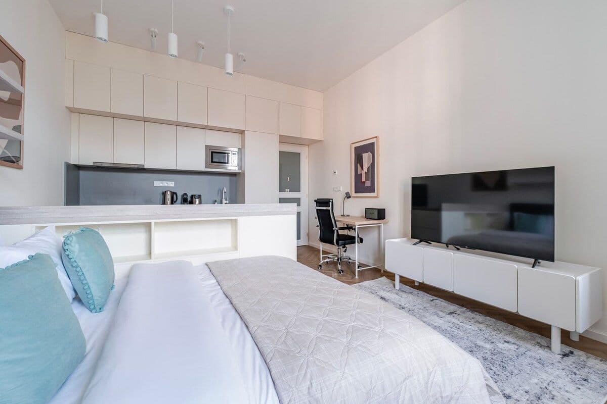 Pronájem bytu 29 m², Sázavská, Praha, Praha Pronájem bytu 29 m², Sázavská, Praha, Praha