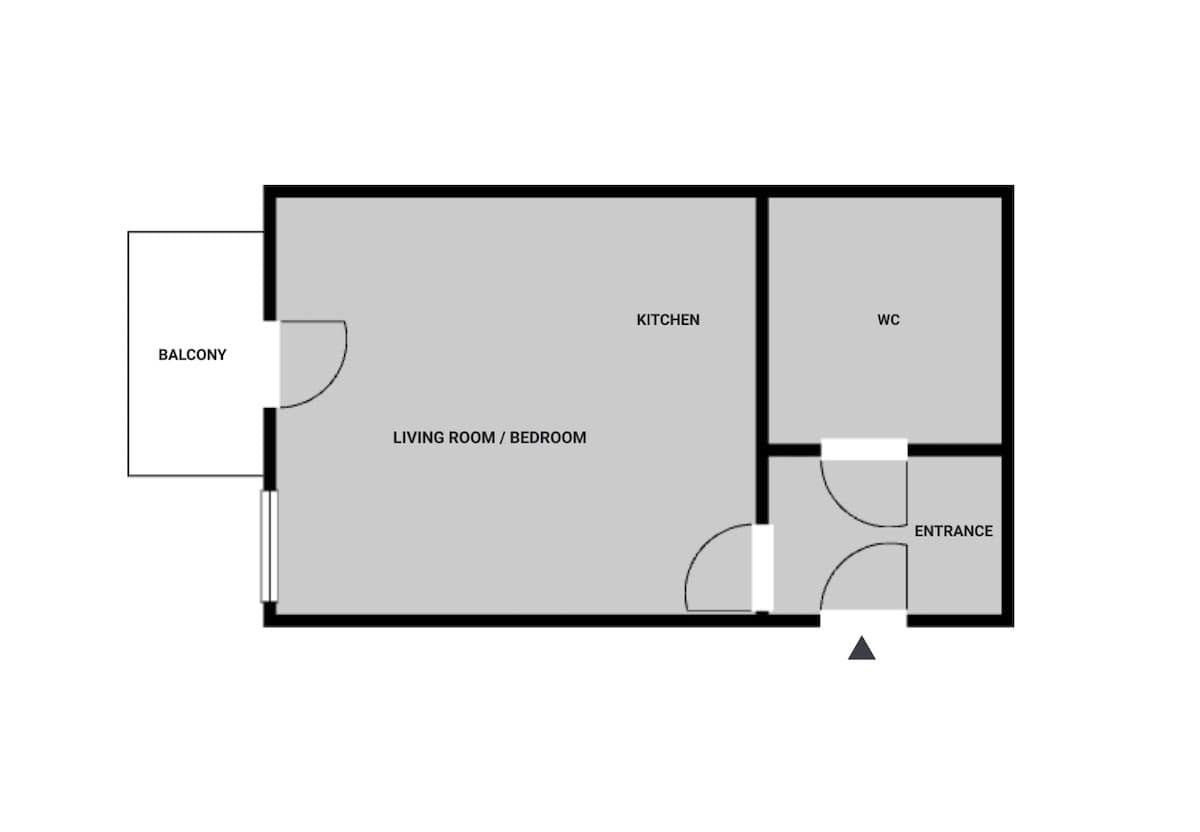Pronájem bytu 29 m², Sázavská, Praha, Praha Pronájem bytu 29 m², Sázavská, Praha, Praha