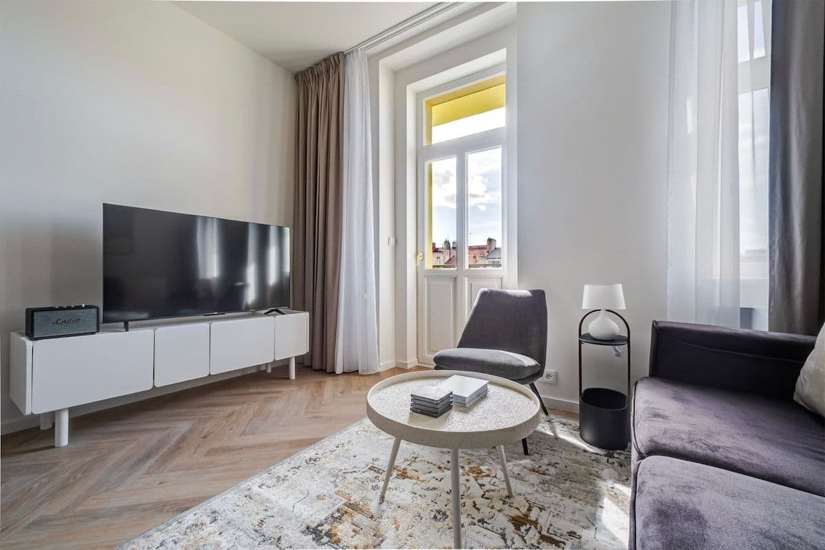 Pronájem bytu 46 m², Sázavská, Praha, Praha Pronájem bytu 46 m², Sázavská, Praha, Praha