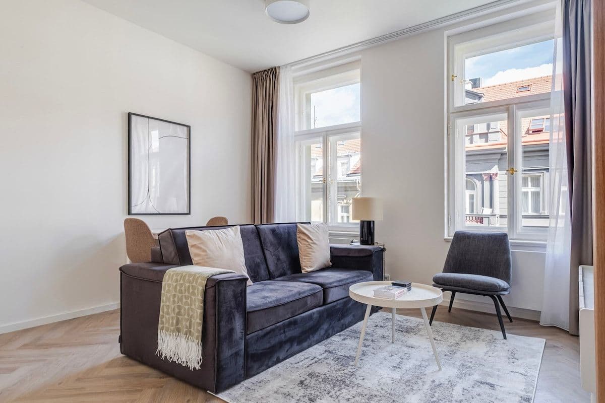 Pronájem bytu 41 m², Sázavská, Praha, Praha Pronájem bytu 41 m², Sázavská, Praha, Praha