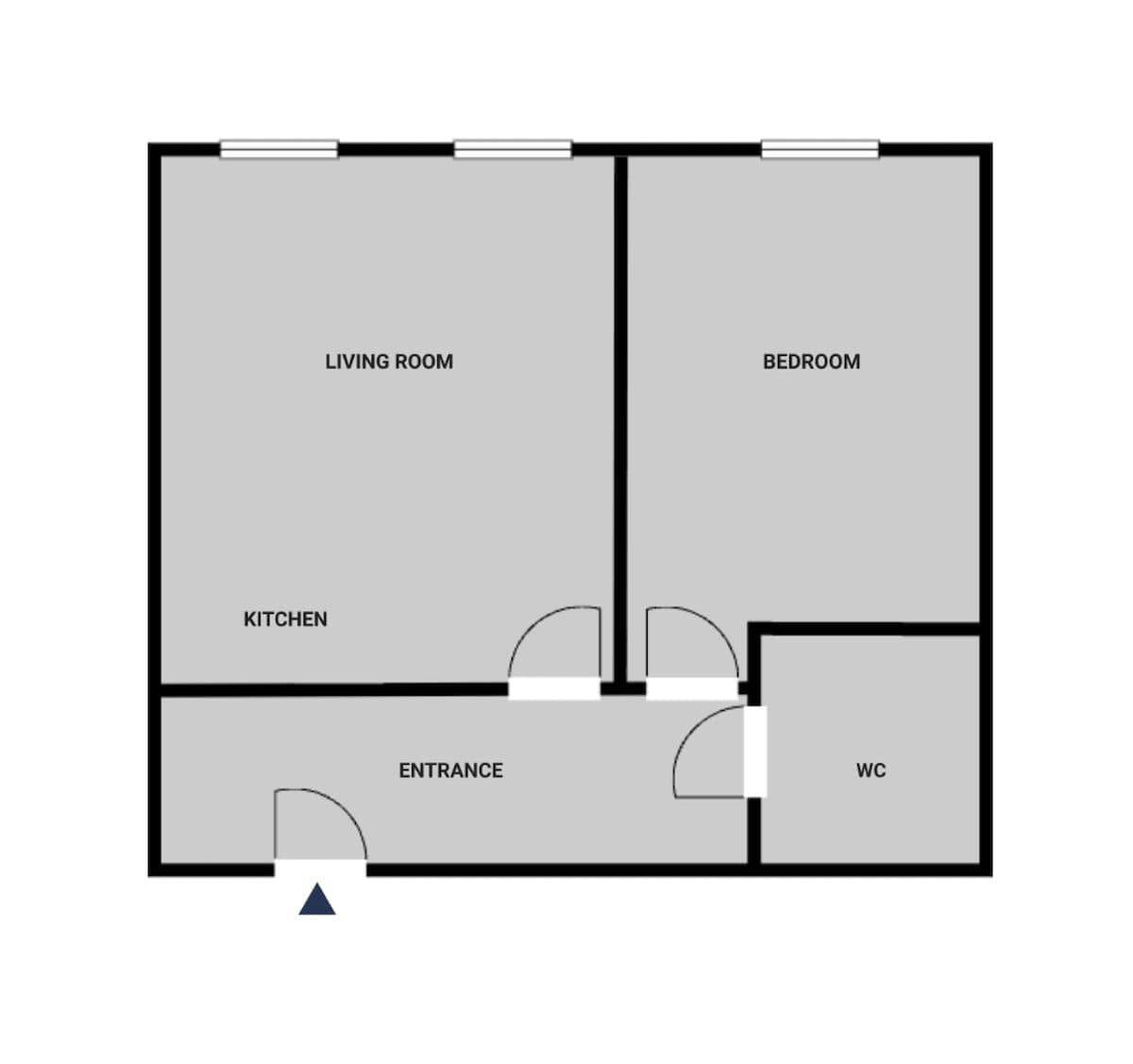 Pronájem bytu 41 m², Sázavská, Praha, Praha Pronájem bytu 41 m², Sázavská, Praha, Praha