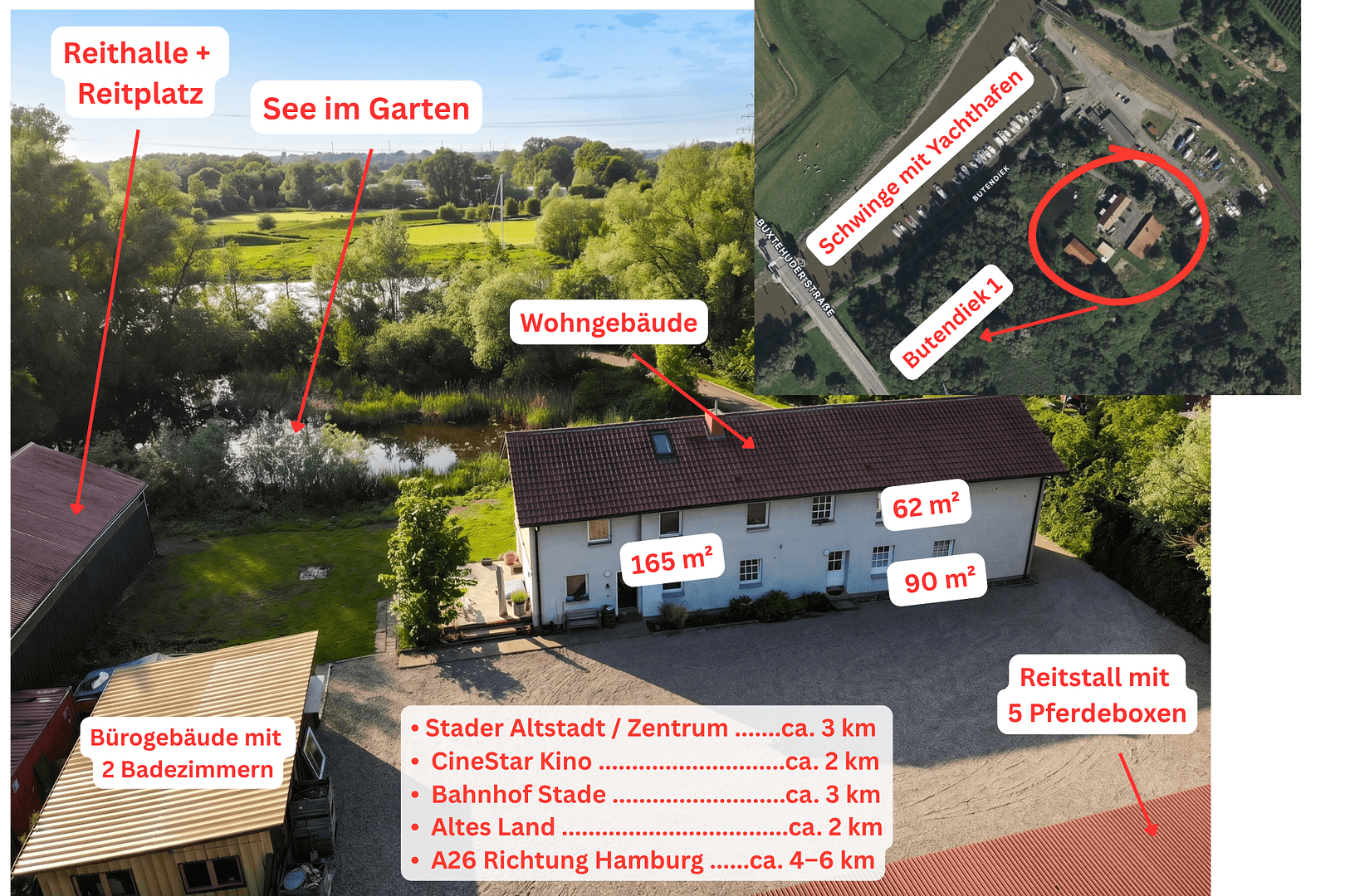 Prodej domu 316 m², pozemek 4.754 m², Butendiek 1, Stade, Dolní Sasko Prodej domu 316 m², pozemek 4.754 m², Butendiek 1, Stade, Dolní Sasko