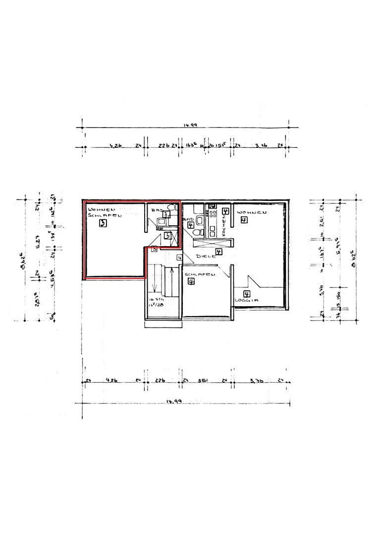 Prodej bytu 1+kk 29 m², Münster, Severní Porýní-Vestfálsko Prodej bytu 1+kk 29 m², Münster, Severní Porýní-Vestfálsko