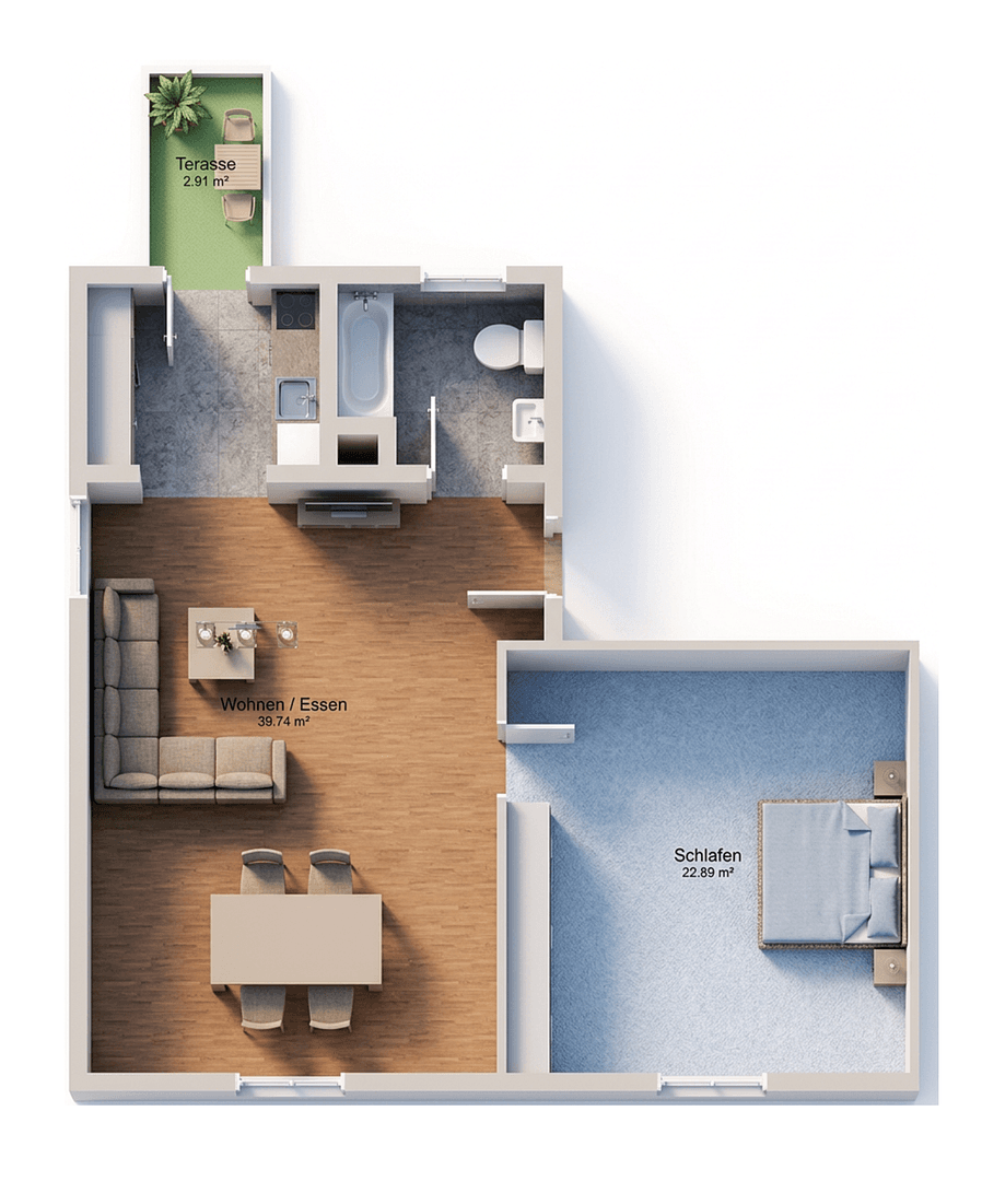 Pronájem bytu 2+1 61 m², Stadtplatz 14, Bogen, Bavorsko Pronájem bytu 2+1 61 m², Stadtplatz 14, Bogen, Bavorsko