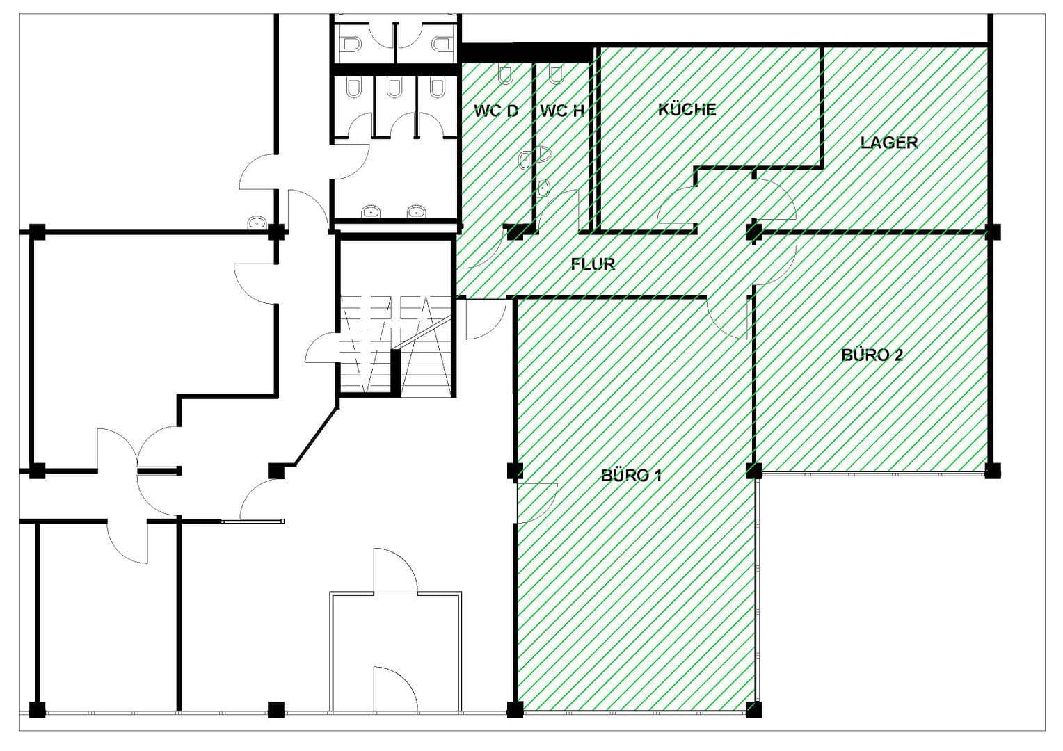 Pronájem kanceláře 162 m², Karl-Schurz-Straße, Paderborn, Severní Porýní-Vestfálsko Pronájem kanceláře 162 m², Karl-Schurz-Straße, Paderborn, Severní Porýní-Vestfálsko