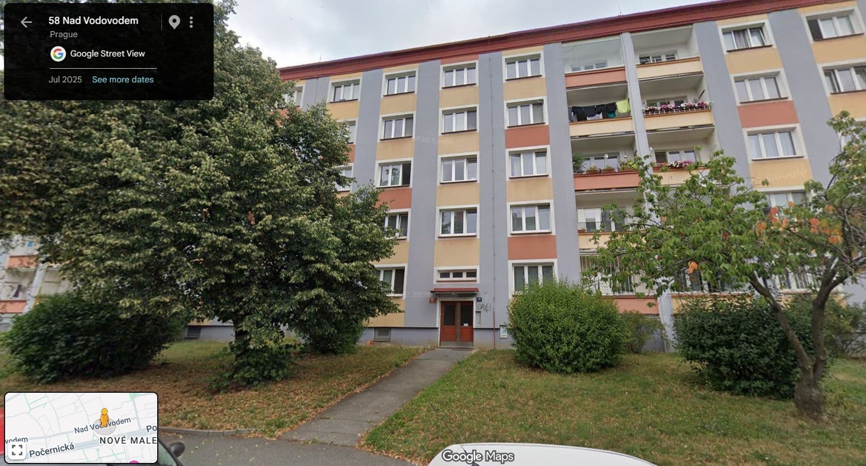 Pronájem bytu 2+1 55 m², Nad Vodovodem, Praha, Praha Pronájem bytu 2+1 55 m², Nad Vodovodem, Praha, Praha