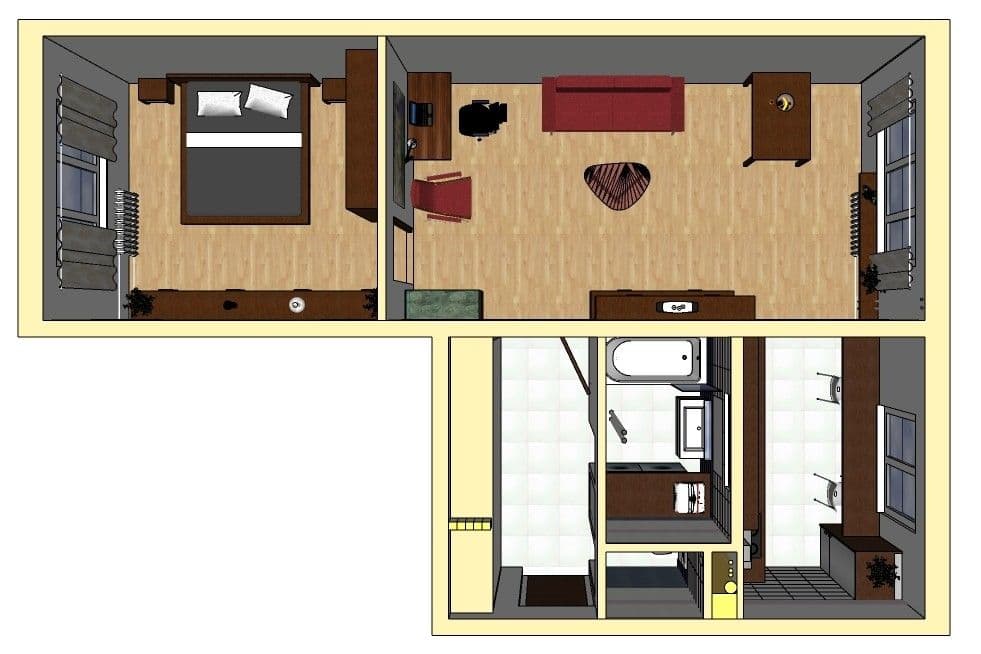 Pronájem bytu 2+1 55 m², Nad Vodovodem, Praha, Praha Pronájem bytu 2+1 55 m², Nad Vodovodem, Praha, Praha