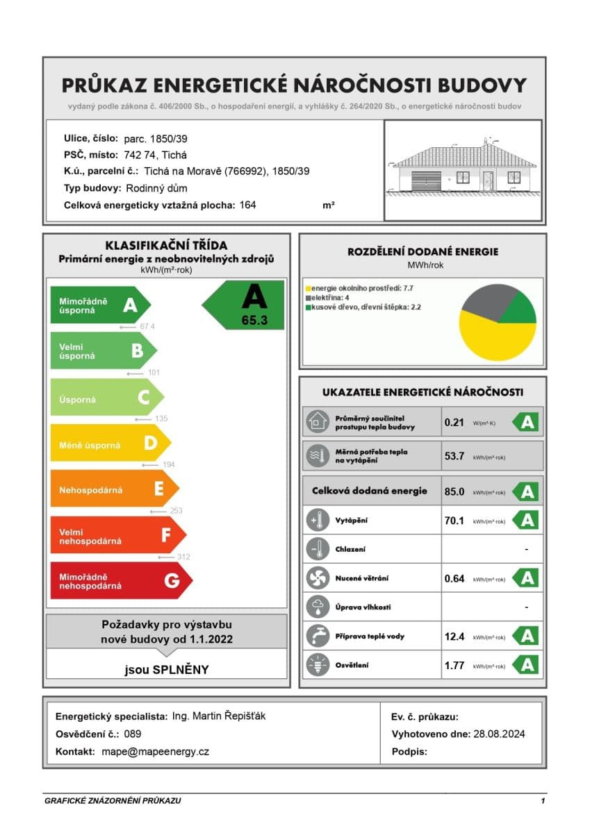 Prodej domu 144 m², pozemek 988 m², Tichá, Moravskoslezský kraj Prodej domu 144 m², pozemek 988 m², Tichá, Moravskoslezský kraj